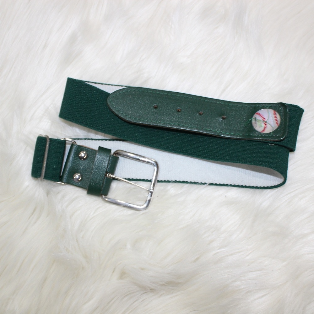 MLB Twin Cities Green Elastic Belt